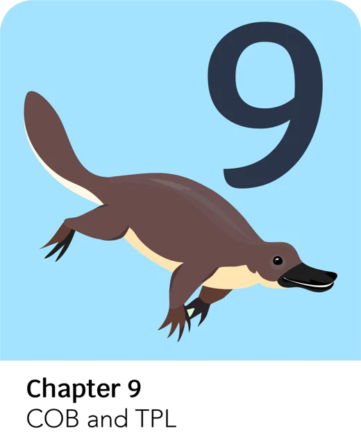 Chapter 9 title card: COB and TPL