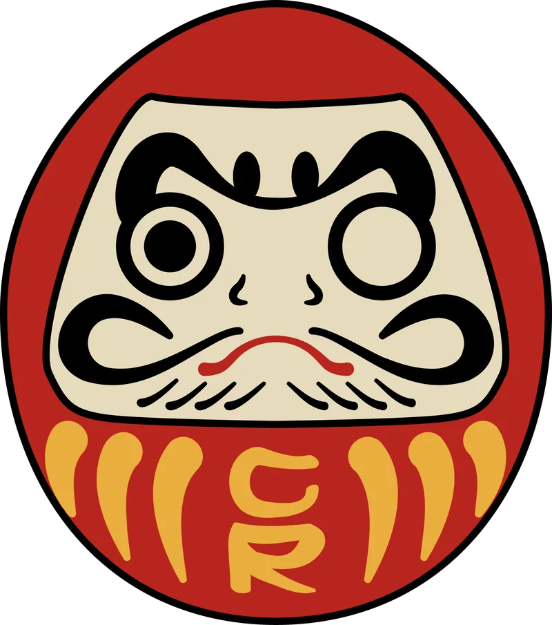 Daruma tattoo