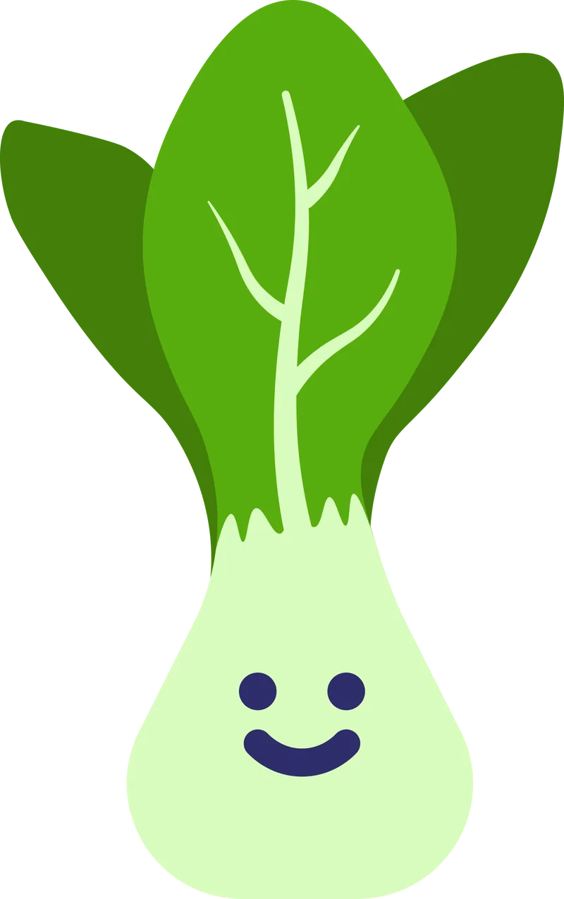 Bok choy, one of the Veggie Friends
