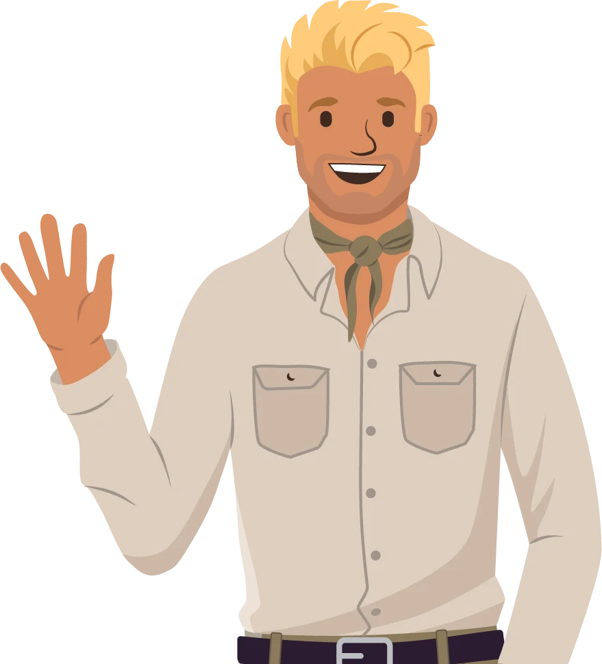 Reggie, the expedition guide